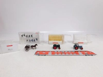 4X Wiking H0 1:87 Set 016 Figure 871 Eicher 885 Hanomag 889 TOP+Box #EE997-0,5 - Immagine 1 di 4
