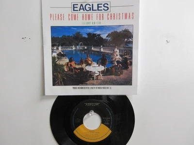 💥 ' THE EAGLES '  HIT 45 + PICTURE  [PLEASE COME HOME FOR CHRISTMAS]  1978 !💥 Foto 1 de 4