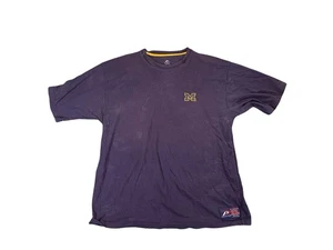 Camiseta vintage de jugador profesional de la Universidad de Michigan azul marino talla XL - Imagen 1 de 6