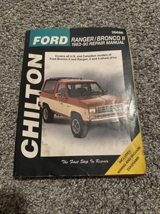 Chilton's Ford Bronco 2/ Explorer/ Ranger 1983-94 Repair Manual #8159. - Foto 1 di 2