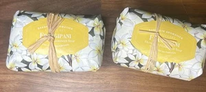 Castelbel Luxury Bath Bar Soap RARE Frangipani scented 5.3 ounce X 2 - Picture 1 of 3