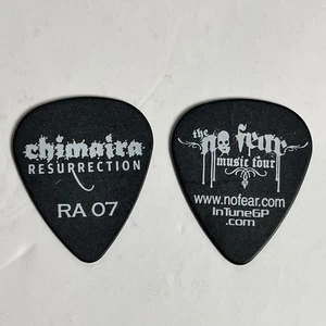 PLETTRO CHITARRA CHIMAIRA ROB ARNOLD 2007 RESURRECTION NO FEAR MUSIC TOUR PLETTRO - Foto 1 di 1