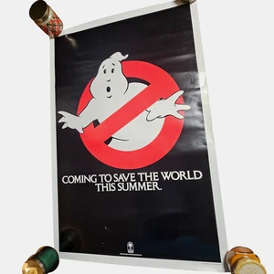 Ghostbusters 27x41 Vintage 1984 Original Movie Teaser One Sheet Poster Advert - Picture 1 of 9