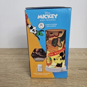 Disney Mickey And Friends Tabletop Lamp Color Changing Warm Candle Flicker - Picture 1 of 8