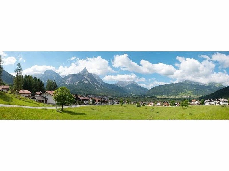 VOLLMER Fond de décor village et montagne HO - N - VOLLMER 46106