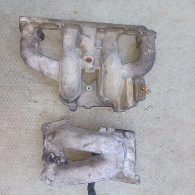 1987-93 FORD MUSTANG 2.3L 4 Cylinder ENGINE UPPER LOWER INTAKE PLENUMN PAIR OEM Foto 1 de 4