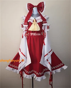 Disfraz de bruja Touhou Project Hakurei Reimu para mujer Vestido Falda Halloween Juegos con disfraces - Imagen 1 de 5