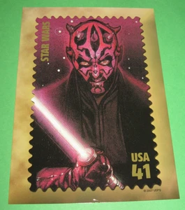 Nueva postal Jumbo 2007 Star Wars Darth Maul 5x7 **No usada** - Imagen 1 de 2