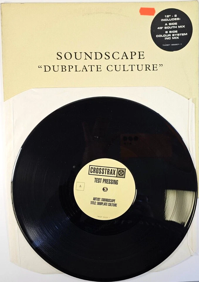 Soundscape Dubplate Culture Test Pressing 1997 Satellite EX Soundscape Vinyl 12” - Image 1 of 4