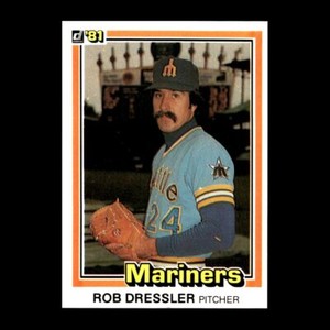 Rob Dressler 1981 Donruss Seattle Mariners #406 NM+ Vintage!