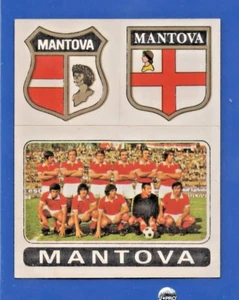 FIGURINA CALCIATORI PANINI 1972 73 #397 MANTOVA SQUADRA NUOVA/NEW CON VELINA - Imagen 1 de 2