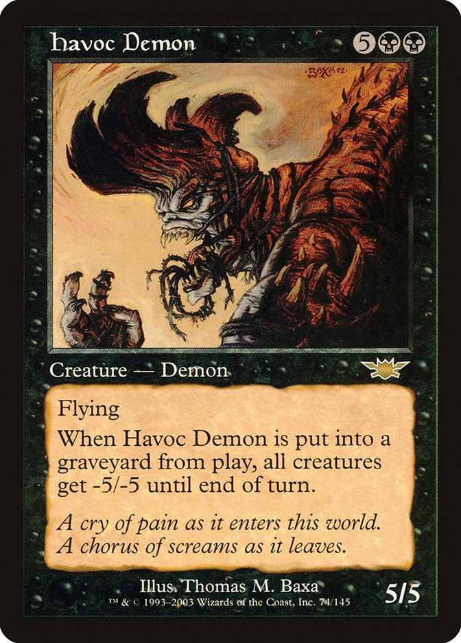 1x Havoc Demon - LP - Legions - SPARROW MAGIC mtg - Image 1 of 1