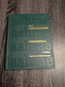 2017 ASHRAE Handbook - FUNDAMENTALS Hardcover w/ CD; I-P Edition - Picture 1 of 3