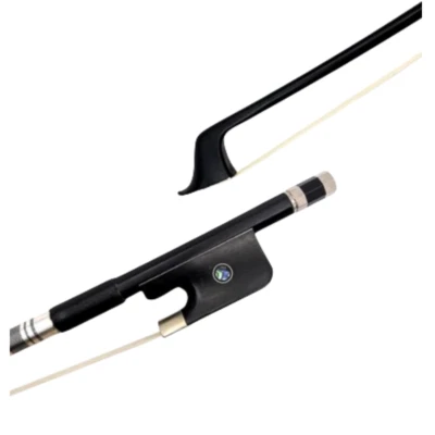 1/2 Strong Balance French-style Carbon Fiber double bass bow Natural horsetail - Image 1 of 4