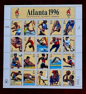 USA 1996 ATLANTA CENTENNIAL OLYMPIC GAMES FULL PANE (20) MNH SCOTT#3068 - Picture 1 of 2