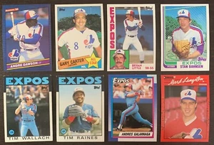 Montreal Expos 1980's MLB Baseball Team 8 Card Lot - Picture 1 of 17