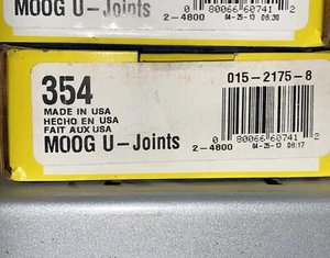 BRAND NEW MOOG U-JOINT PT# 354, Made In USA 2-4800, 015-2175-8, FREE SHIPPING!!! - Picture 1 of 6