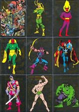 MARVEL UNIVERSE 2014 SET OF 90 CARDS