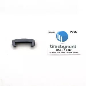 For RADO CERAMIC Lug End Case LINK 19.8mm X 13mm Watch Bracelet Strap Part P90C - Picture 1 of 6