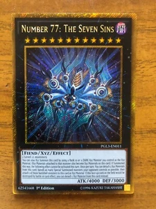 Número 77: Los siete pecados - YuGiOh TCG - PGL3-EN011 - Imagen 1 de 2