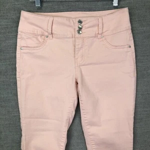 D. Jeans Jegging Womens 10 30 Light Blue Pink Skinny Ankle Leg Mid Rise Stretch - Picture 1 of 13