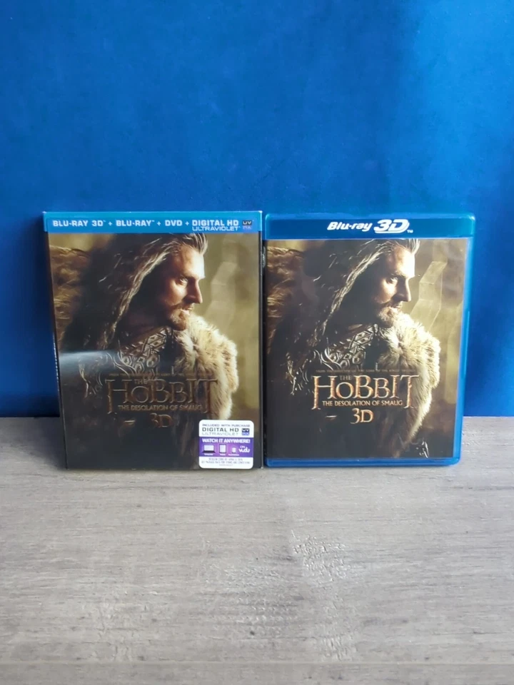The Hobbit The Desolation of Smaug 3D 5 DISC SET W/Lenticular Slipcover VG - Image 1 of 1