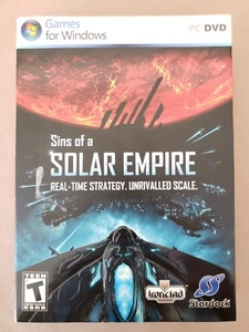 Sins of a Solar Empire PC Video Game Real-Time Strategy Complete DVD 2008 - Picture 1 of 4
