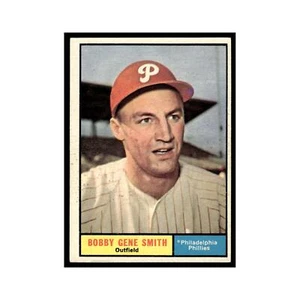 1961 Topps Baseball Card Bobby Gene Smith Phillies #316 - Picture 1 of 3