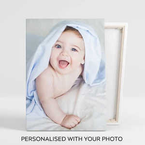 Personalised Photo Canvas Print Framed Custom Gift Family A2 A3 A4 Ready to Hang - Picture 1 of 59