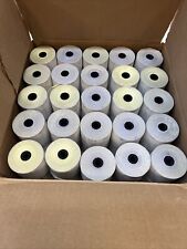 PM Company 90770444 2.25" x 70' Carbonless Paper Roll - White/Canary (50/CT) New