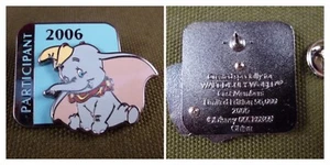 PIN DISNEY CAST MEMBERS CREATED SPECIALLY WALT DISNEY WORLD 2006 DUMBO 06CR0369 - Picture 1 of 1