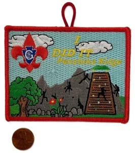 BOY SCOUT BSA OA 561 295 330 PENATEKA RIDGE "I DID IT" GOSHEN SCOUT CAMP PATCH - Foto 1 di 4