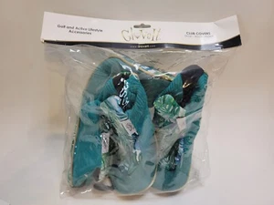 Juego de 3 fundas para palos de golf Glove It (híbridas, madera y driver) Jungle Fever nuevas - Imagen 1 de 11