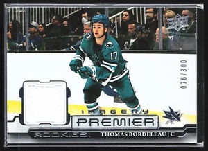 2022-23 Upper Deck Premier Thomas Bordeleau Imagery Rookies Jersey /300 San Jose - Bild 1 von 3