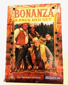 Bonanza 5 Pack DVD Box Set Special Features Avenue One Region All PAL RARE - Picture 1 of 6