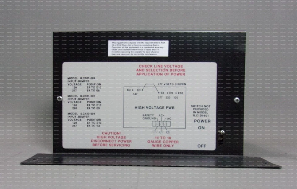 ILC101-602 SCHLUMBERGER JOHNSON CONTROLES FUENTE DE ALIMENTACIÓN SCHLAGE Foto 1 de 1