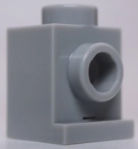 Lego 10x hellbläulich grau Stein modifiziert 1 x 1 mit Scheinwerfer - Bild 1 von 1