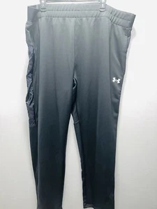 Under Armour Command Warm Up Pants Mens 4XL Black Sweatpants Stretch Joggers 293 - Picture 1 of 11