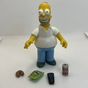 FIGURA DE ACCIÓN PLAYMATES INTERACTIVA LOS SIMPSON SERIE 1 HOMER SIMPSON WOS (1) - Imagen 1 de 9
