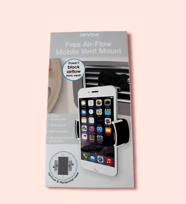 Vibe Auto - Soporte para teléfono celular con montaje de ventilación móvil de flujo de aire libre Foto 1 de 4