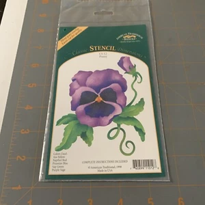 Plantillas tradicionales americanas - Dimensiones clásicas flor del pensamiento - Imagen 1 de 2
