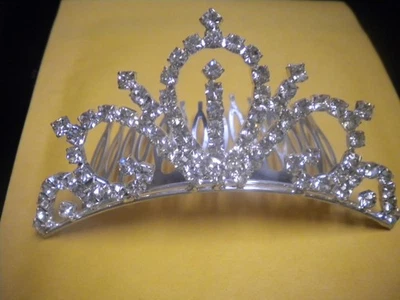 Rhinestone Crystal Hair Comb - Image 1 of 3