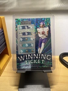 Boleto ganador Contenders 2023 Disco Prizm #13 Justin Jefferson Minnesota Viking - Imagen 1 de 2