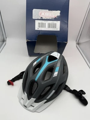 Casco bici ABUS Aduro 2.0 grigio M 52-58cm casco città con luce donna uomo - Immagine 1 di 4