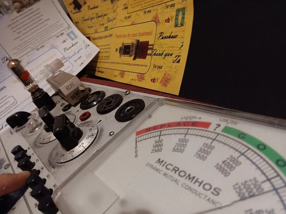 Tubo de vacío Dumont 6CA5 de colección nuevo en caja *probado* Foto 1 de 1