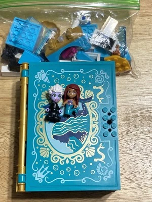 乐高迪士尼爱丽儿的故事书冒险与小美人鱼乌苏拉 — 第 1/4 张图片