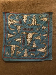 Vintage 1994 Charlie Daniels Band Western Skull Bandana Backwoods USA - Bild 1 von 5