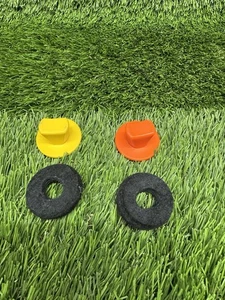 Guitar Hero Band Cymbal Nut Yellow & Orange Drum Kit Xbox 360 Wii PS3 95521.808 - Picture 1 of 1