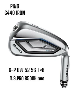 Ping G440 Iron 6 P UW 52 56 8 piece set N.S.PRO 850GH neo - Picture 1 of 2