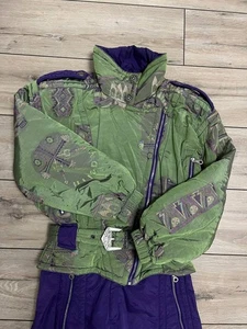 Traje de mujer Kaelin vintage de una pieza esquí nieve aislado EUR 40 US 10 aislado  - Imagen 1 de 21